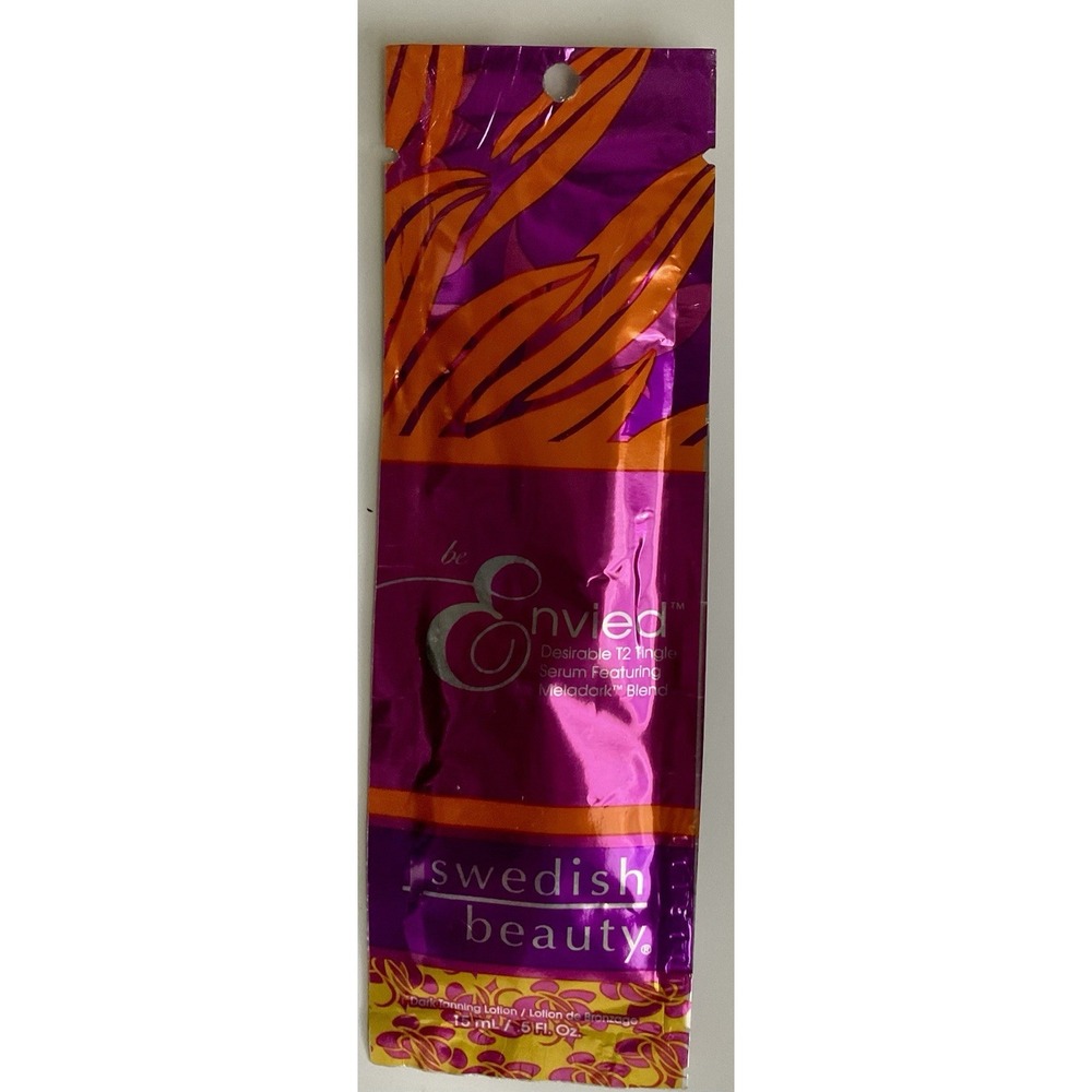Swedish Beauty Be ENVIED Dark Bronzer Serum Tan Tanner Tanning Bed Lotion .5oz